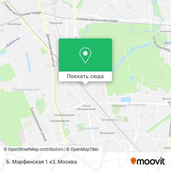 Карта Б. Марфинская 1 к3