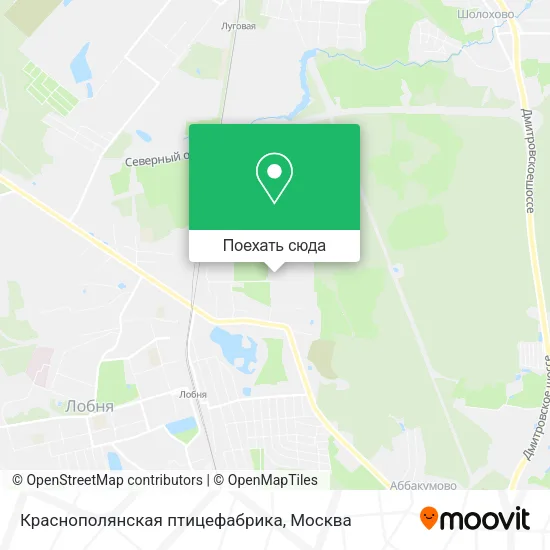 Карта Краснополянская птицефабрика