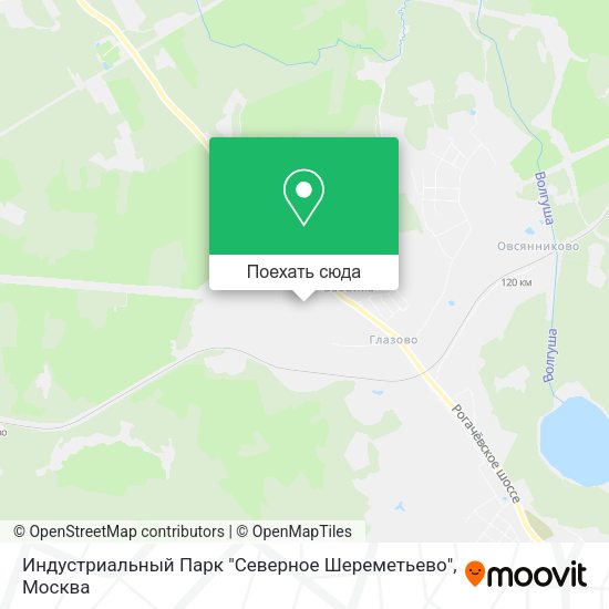 Карта Индустриальный Парк "Северное Шереметьево"