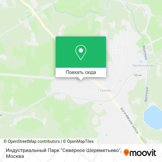 Карта Индустриальный Парк "Северное Шереметьево"