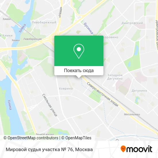 Карта Мировой судья участка № 76
