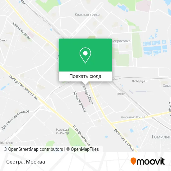 Карта Сестра