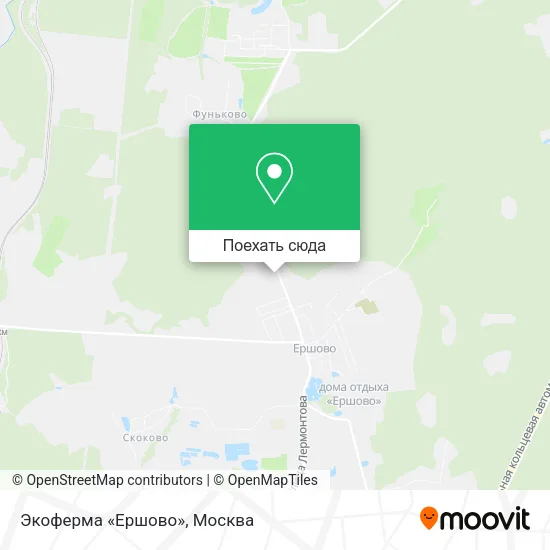 Карта Экоферма «Ершово»