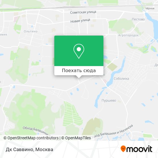Карта Дк Саввино
