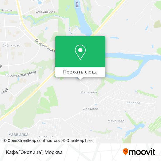 Карта Кафе "Околица"