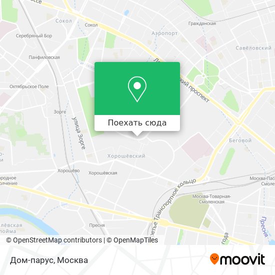 Карта Дом-парус