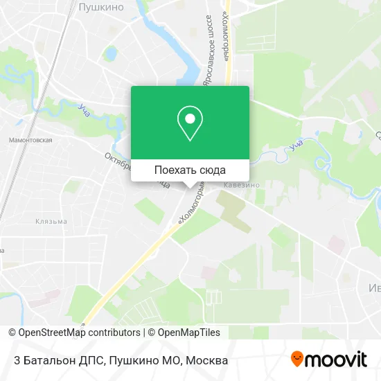 Карта 3 Батальон ДПС, Пушкино МО