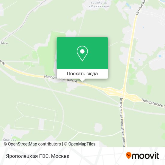 Карта Ярополецкая ГЭС