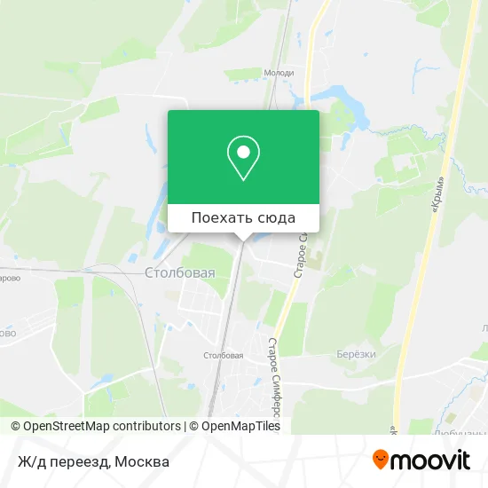 Карта Ж/д переезд