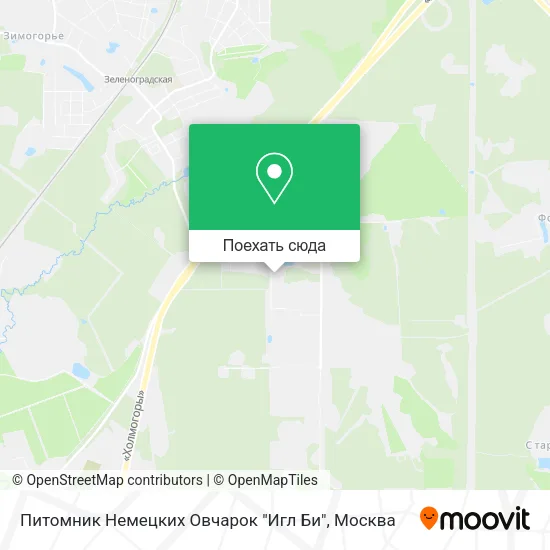 Карта Питомник Немецких Овчарок "Игл Би"