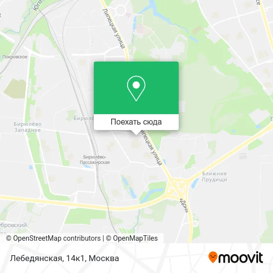 Карта Лебедянская, 14к1