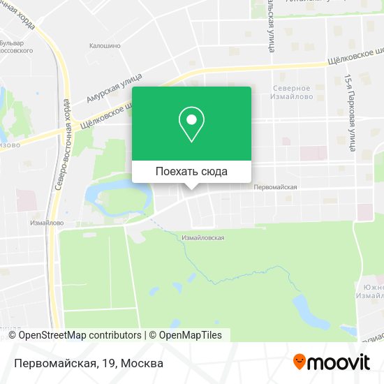 Карта Первомайская, 19