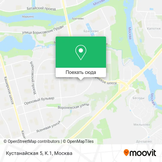 Карта Кустанайская 5, К.1
