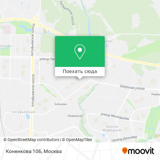 Карта Коненкова 10Б