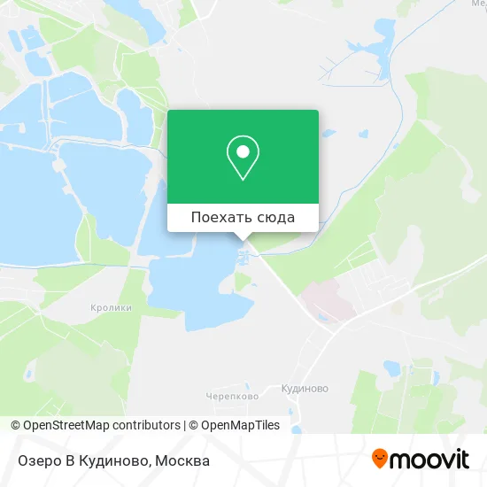 Карта Озеро В Кудиново