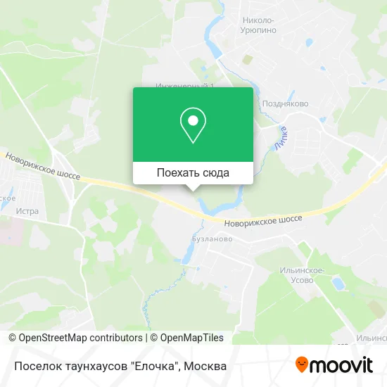 Карта Поселок таунхаусов "Елочка"