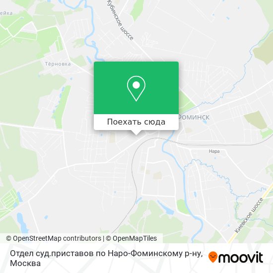 Карта Отдел суд.приставов по Наро-Фоминскому р-ну