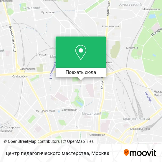 Карта центр педагогического мастерства