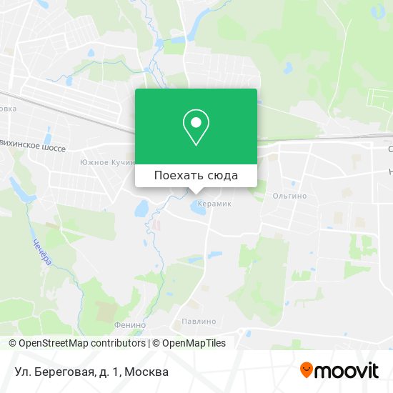 Карта Ул. Береговая, д. 1