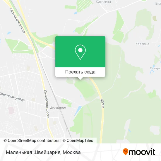Карта Маленькая Швейцария