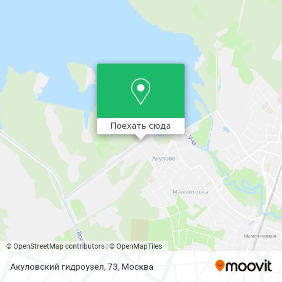 Карта Акуловский гидроузел, 73