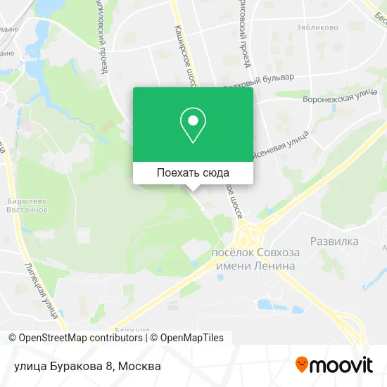 Карта улица Буракова 8