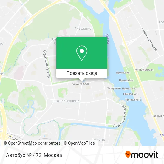 Карта Автобус № 472