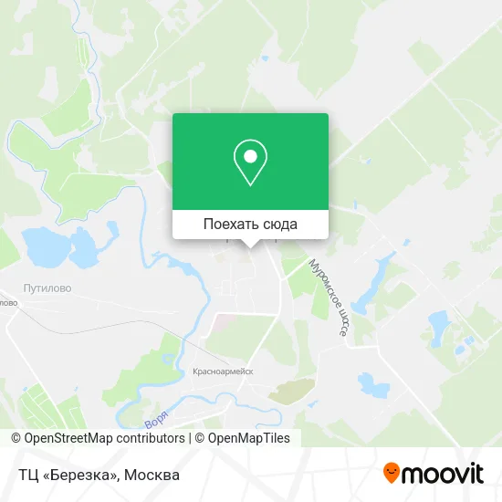 Карта ТЦ «Березка»