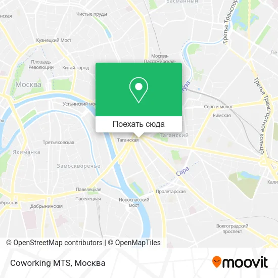 Карта Coworking MTS
