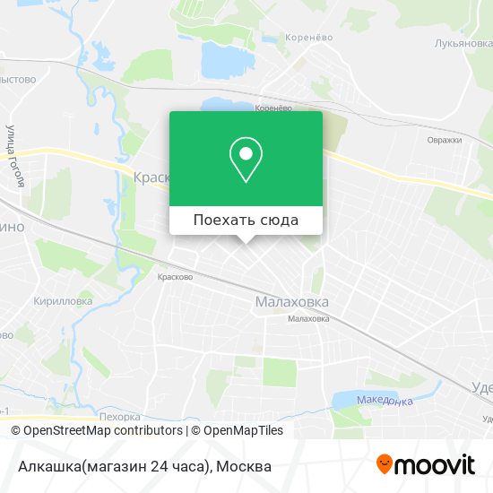 Карта Алкашка(магазин 24 часа)
