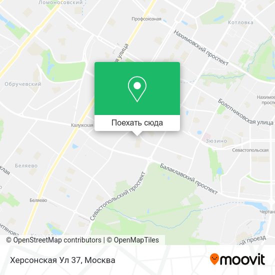 Карта Херсонская Ул 37