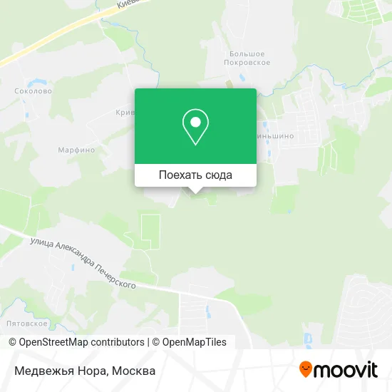 Карта Медвежья Нора