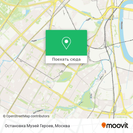 Карта Остановка Музей Героев