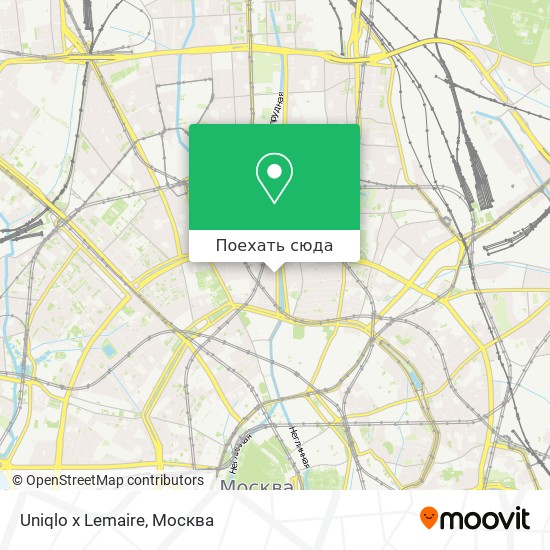 Карта Uniqlo x Lemaire