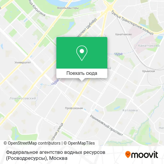 Карта Федеральное агентство водных ресурсов (Росводресурсы)