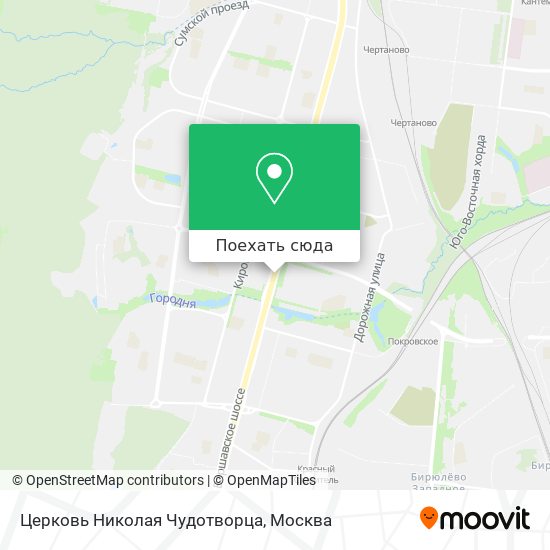 Карта Церковь Николая Чудотворца