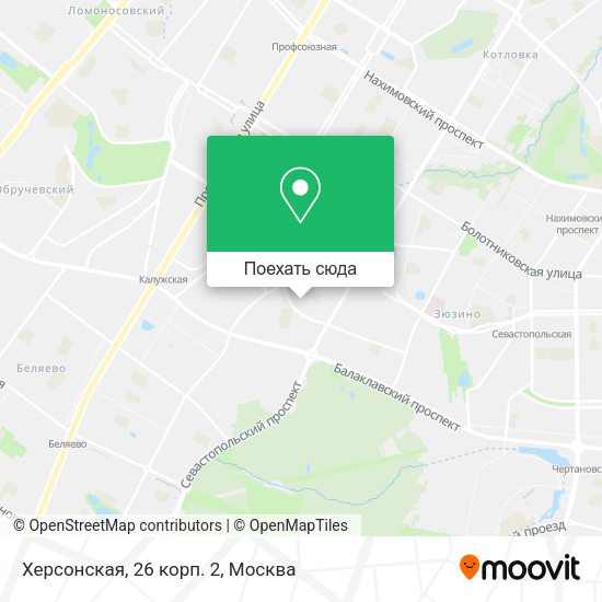 Карта Херсонская, 26 корп. 2