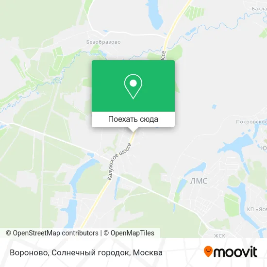 Карта Вороново, Солнечный городок
