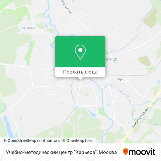 Карта Учебно-методический центр "Карьера"