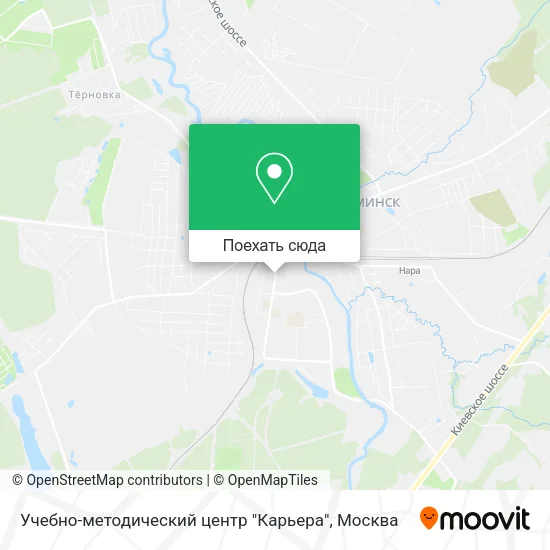 Карта Учебно-методический центр "Карьера"