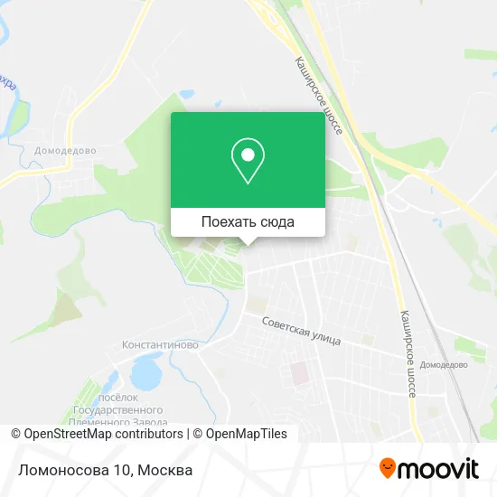 Карта Ломоносова 10
