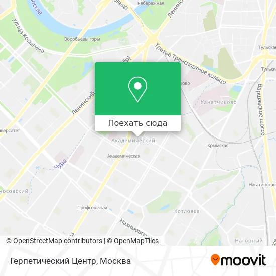 Карта Герпетический Центр
