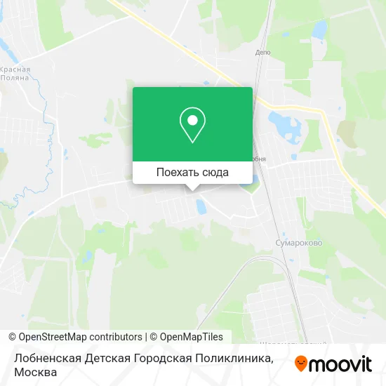 Карта Лобненская Детская Городская Поликлиника