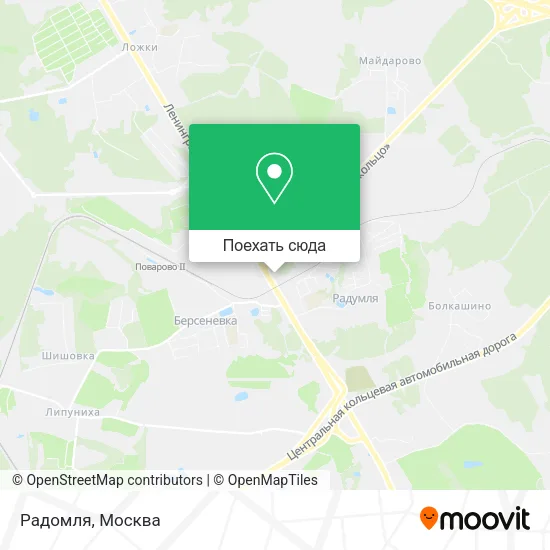 Карта Радомля