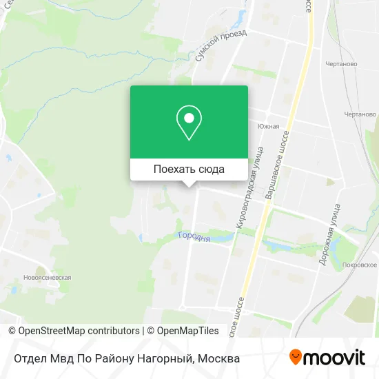 Карта Отдел Мвд По Району Нагорный