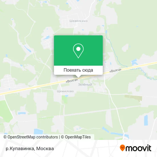 Карта р.Купавинка