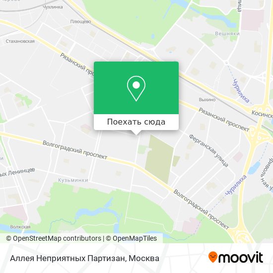 Карта Аллея Неприятных Партизан