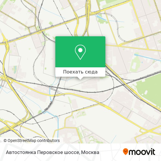 Карта Автостоянка Перовское шоссе
