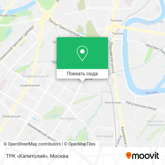 Карта ТРК «Капитолий»