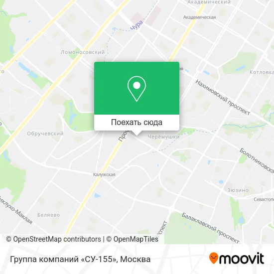 Карта Группа компаний «СУ-155»